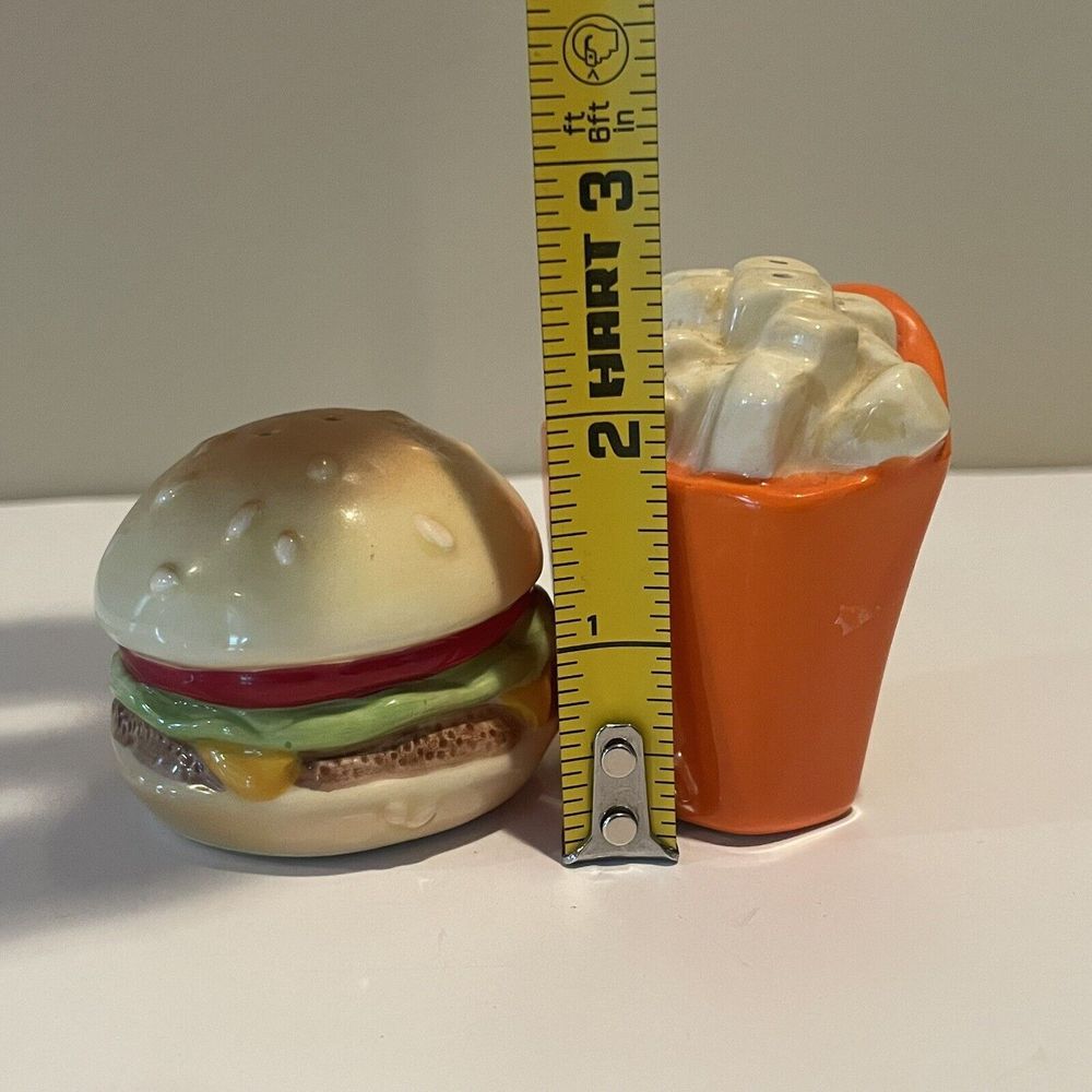 Westland Giftware MWAH Magnetic Burger And Fries S & P Shaker Set - Picture 8 of 8